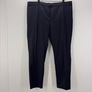 NWT Marina Rinaldi Black Rubino Straight Leg Pants Plus Size 22 Business Neutral